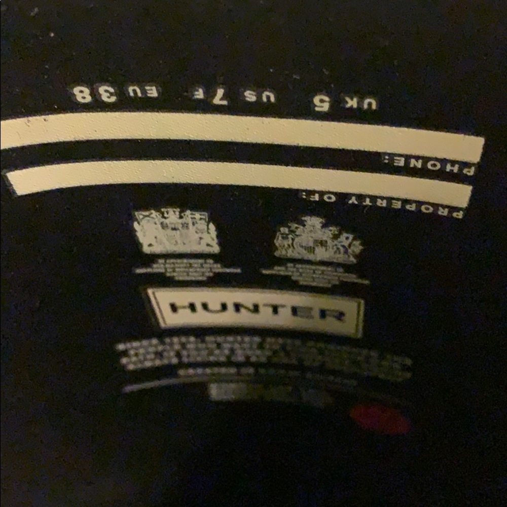 Original Back Adjustable black Hunter Rain Boots - Picture 6 of 6